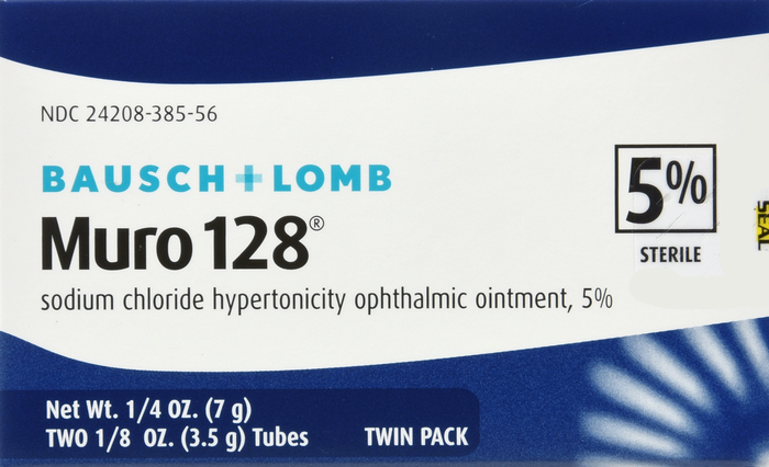 Bausch + Lomb Muro-128 5% Corneal Edema Ointment 2x3.5g