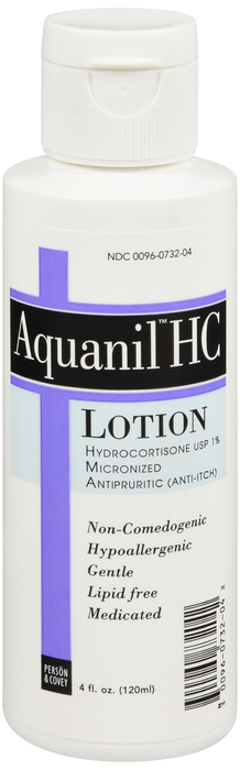 AQUANIL HC LOTION 1% 4OZ