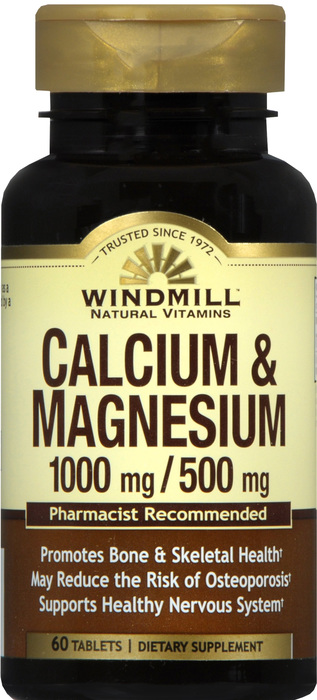 CALCIUM MAGNESIUM TABLET 60CT WINDML