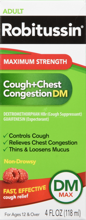 Robitussin DM Max Strength Cough/Congestion Liquid 4oz