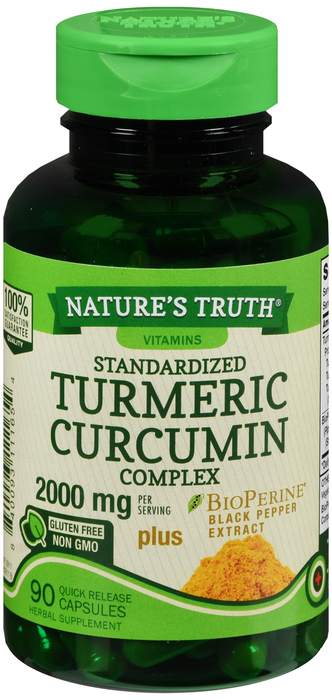 TURMERIC CMPLX 2000MG CAP 90CT NAT TRU