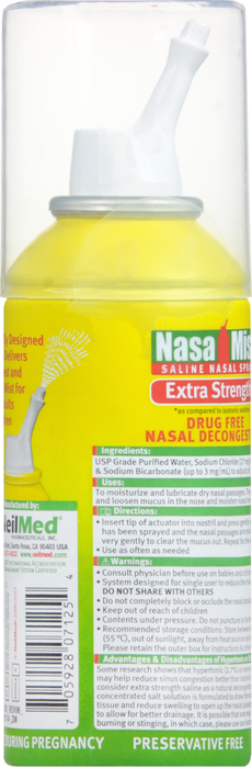 NASAMIST HYPERTONIC SALINE SPRAY 125ML