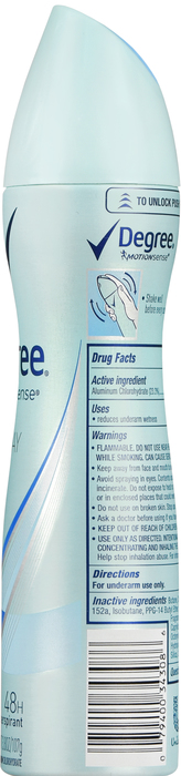 Degree Antiperspirant Dry Spray Clean Deodorant 3.8oz