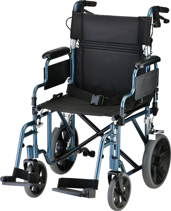 NOVA Transport Chair 19" HBKS FDA Blue 352B