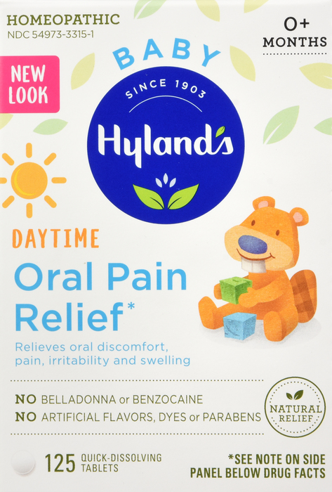 Hyland's Baby Oral Pain Relief 125ct