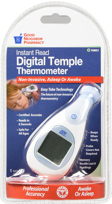 Good Neighbor Pharmacy Instant Read Digital Temple Thermometer 1ct