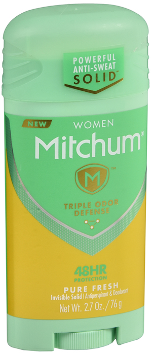 Mitchum Women Triple Odor Defense Pure Fresh Deodorant 2.7oz