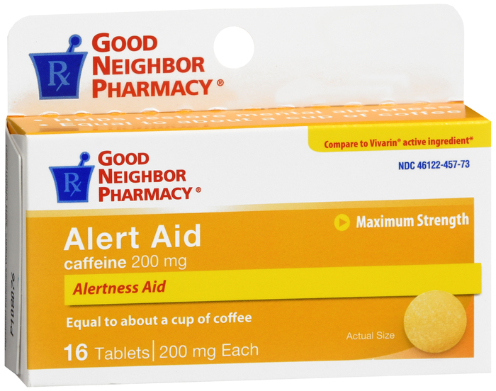 Good Neighbor Pharmacy Alert Aid Caffeine 200mg Tablets 16ct