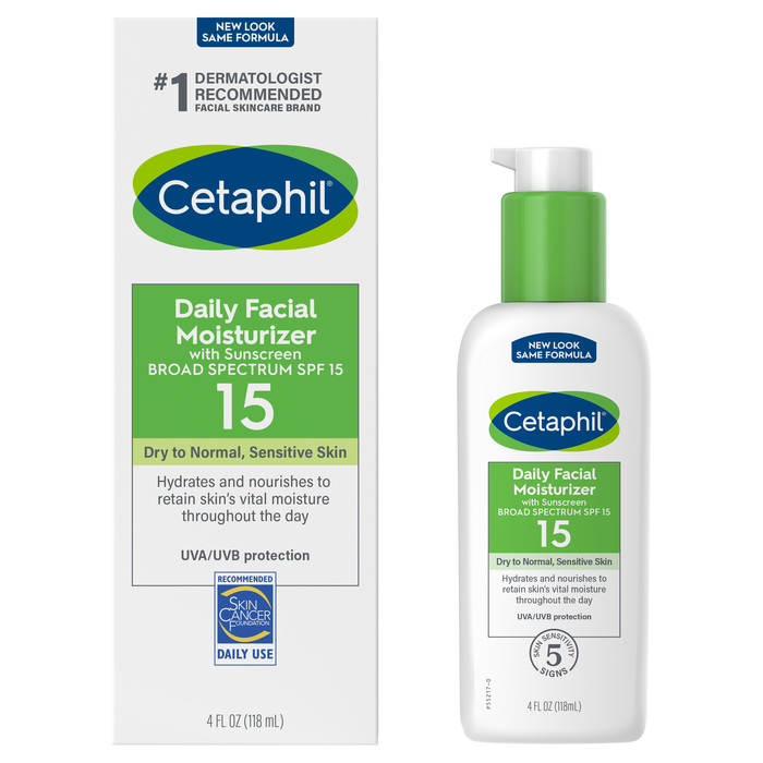 Cetaphil Daily Facial Moisturizer SPF 15 Lotion 4oz