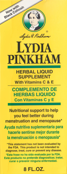 LYDIA PINKHAM HERBAL SUPPLEMENT LIQ 8OZ