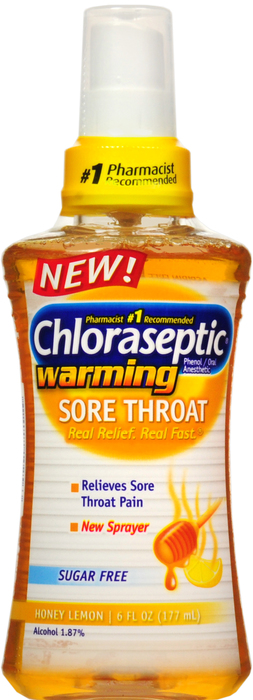 CHLORASEPTIC SPRAY S/F WARM HNY LEM 6OZ