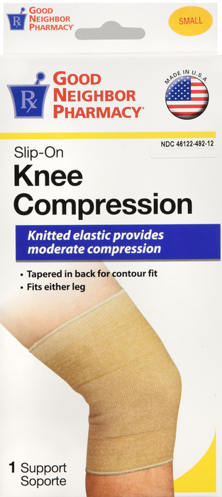 Good Neighbor Pharmacy Slip-on Knee Compression Beige Small 1ct