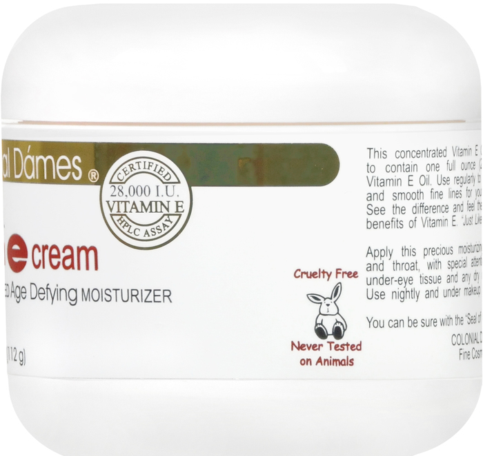 COLONIAL DAMES VITAMIN E CREAM 28000IU 4OZ