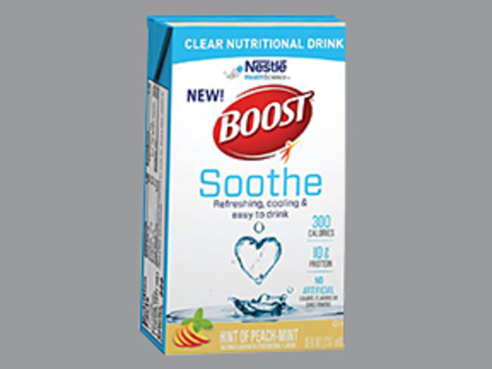 BOOST SOOTHE PEACH MINT LIQ 24X8OZ