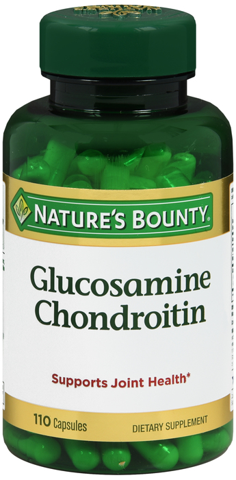 GLUCOSAMINE CHOND CAP 110CT NAT BOUNTY