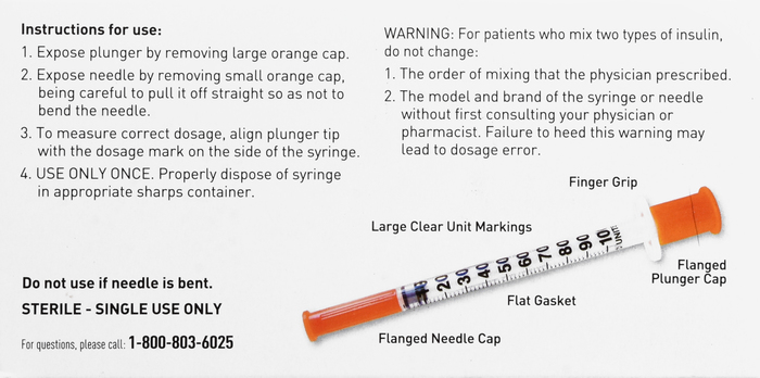 Good Neighbor Pharmacy Insulin Syringes 29Gx1/2" 1cc 100ct