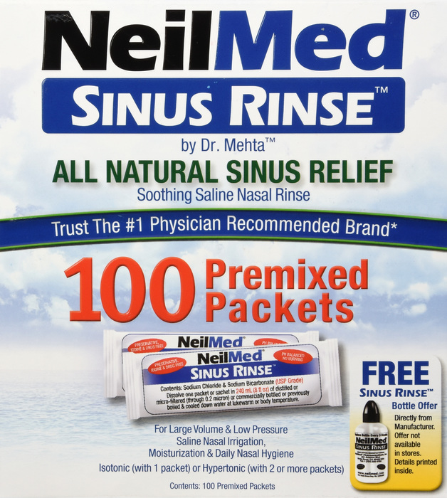 NeilMed Sinus Rinse Refill Packet 100ct