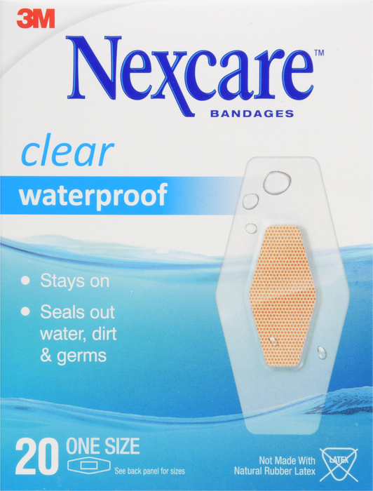 NEXCARE WATERPROOF ONE SIZE 20 CT