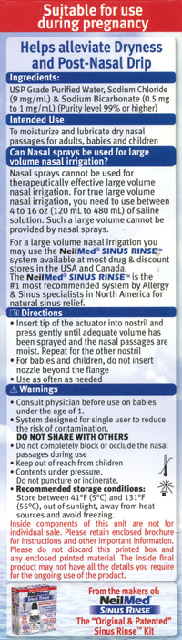 NASAMIST ISOTONIC SALINE SPRAY 75ML