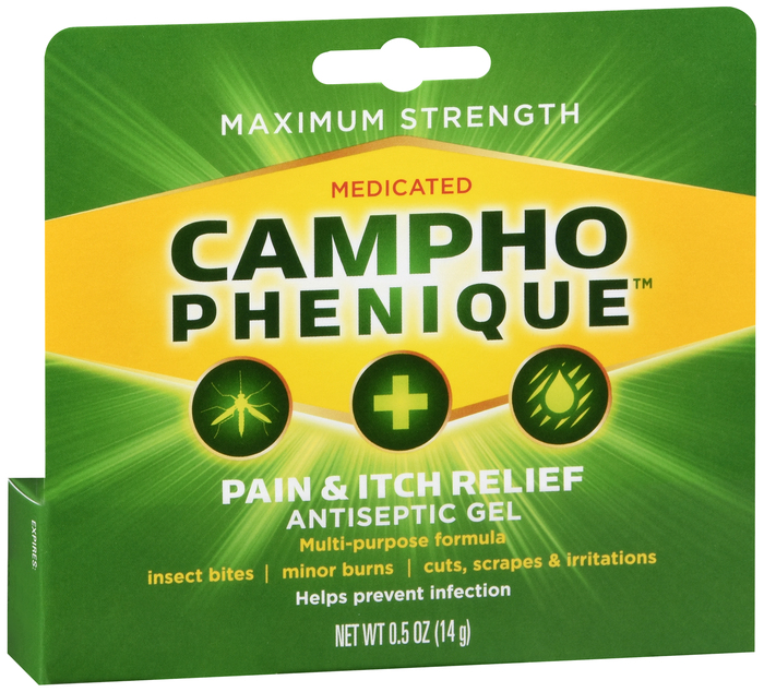 CAMPHO PHENIQUE ANTISEPTIC GEL 0.5OZ