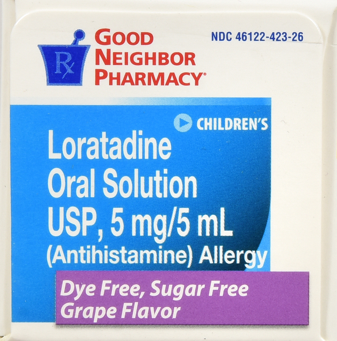 Good Neighbor Pharmacy Loratadine Oral Dye Free Sugar Free Grape Liquid 4oz