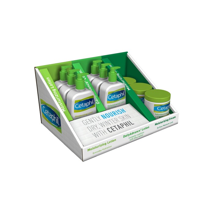 Cetaphil 9 Piece Moisturizer Display