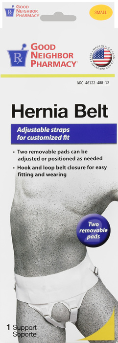 Good Neighbor Pharmacy Hernia Belt White Small 1ct