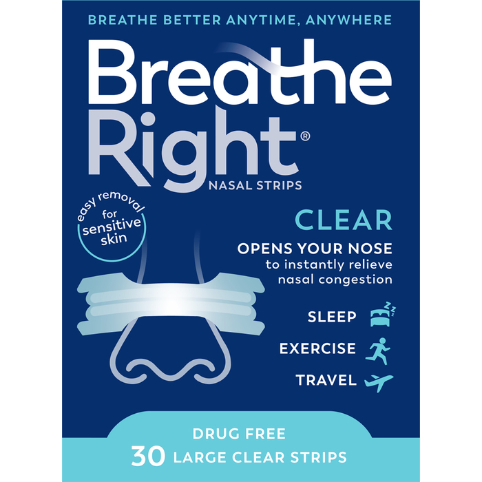 BREATHE RIGHT CLEAR LARGE STP 30CT