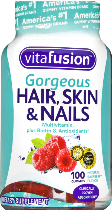 VITAFUSION HAIR SKIN & NAILS GUMMY 100CT