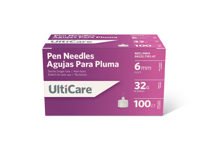 UltiCare Pen Needle 6mm 32g 100ct