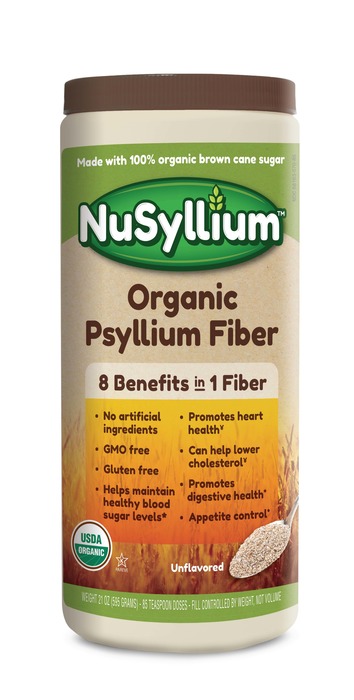 NuSyllium Organic Psyllium Fiber Orange Powder 30.5oz