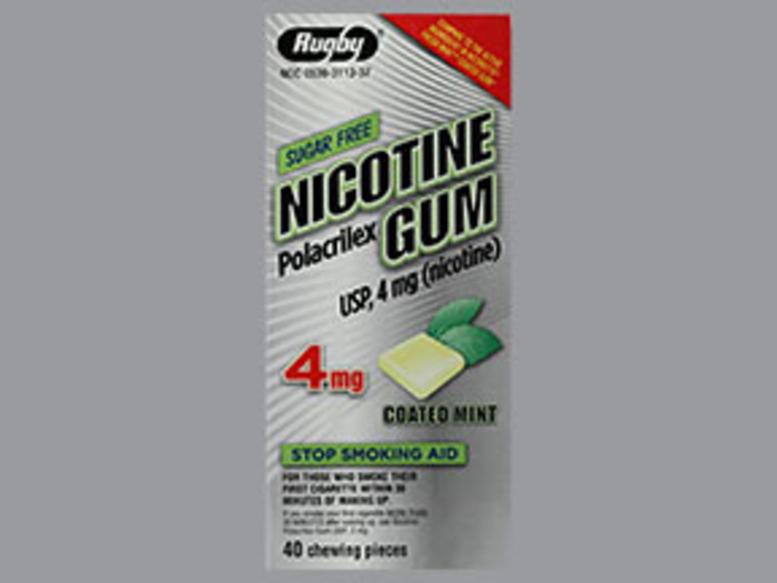 NICOTINE GUM 4MG CM 40CT WATSON