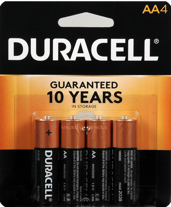 DURACELL REG AA 4PK