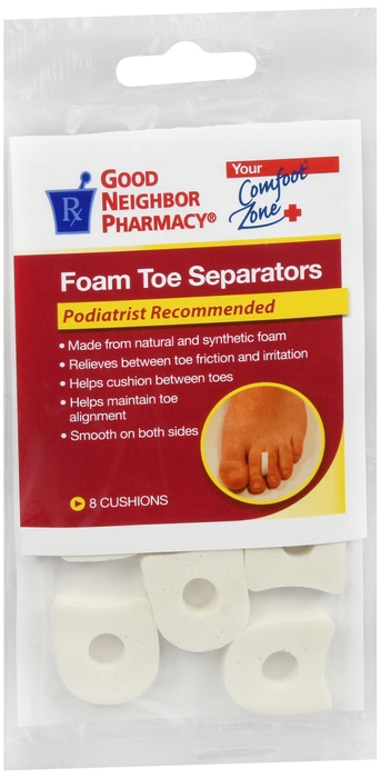 Good Neighbor Pharmacy Foam Toe Separator Cushions 8ct