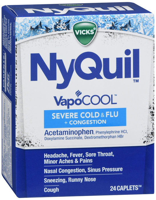 NYQUIL SVR CLD&FLU+VICKS VAPOCL CPL 24CT