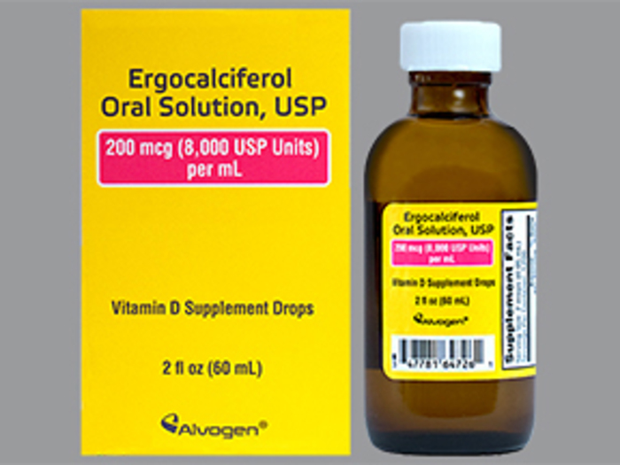 ERGOCALCIFEROL 60ML DROPS