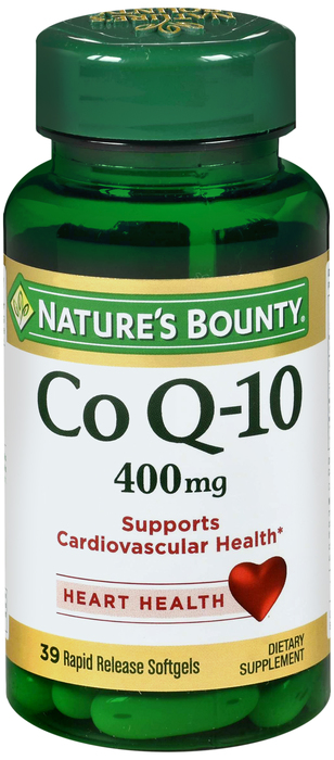 CO Q10 400MG SOFTGEL 39CT NAT BOUNTY