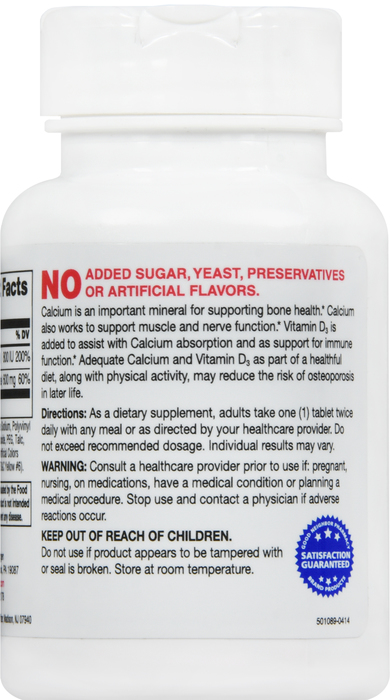 Good Neighbor Pharmacy Calcium 600 +D3 Tablets 60ct