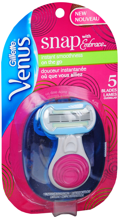 Gill Venus5 Embrace Snap Razor