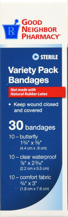 Good Neighbor Pharmacy Variety Pack Bandages 30ct