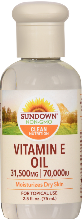 SUNDOWN NATURALS VITAMIN E OIL 70000IU LIQUID 2.5OZ