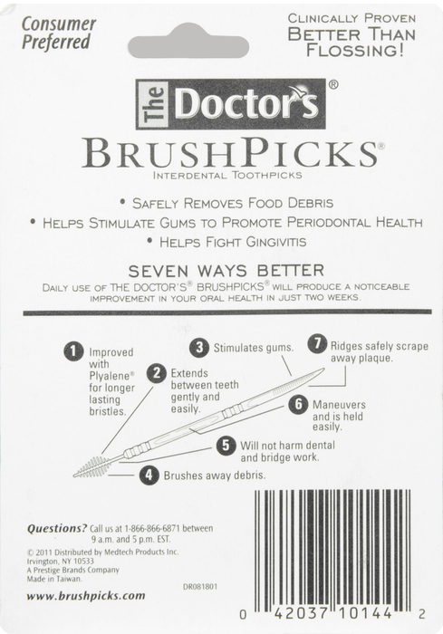 BRUSH PICKS 275CT MEDTECH