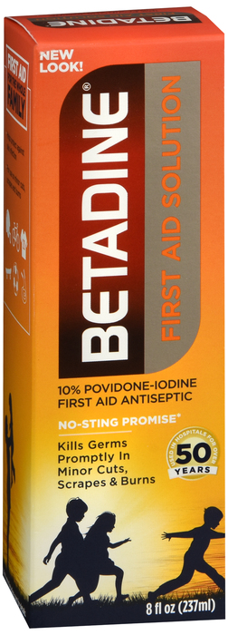 Betadine Antiseptic 10% Solution 8oz