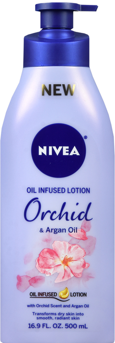 NIVEA OIL INFSD LOTION ORCHD ARGN 16.9OZ