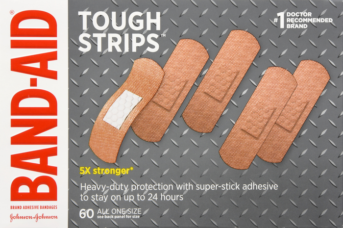 BAND AID TOUGH STRIPS 1SZ 60CT