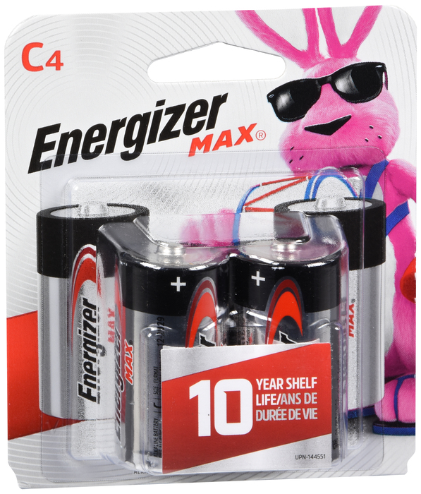 ENERGIZER MAX ALK C SIZE E93P4 4PK