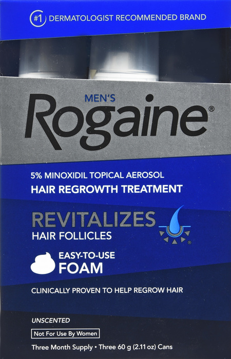 ROGAINE MEN FOAM 3 MONTH UNS 3X2.11OZ