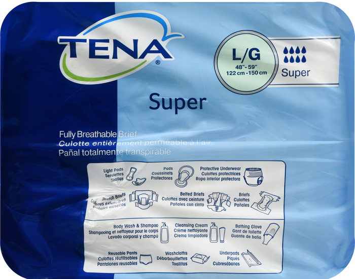 BRIEF LG SUPER 2X28 TENA