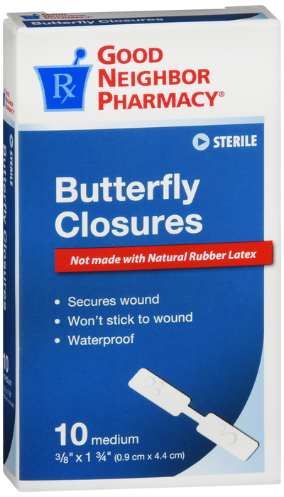 Good Neighbor Pharmacy Butterfly Closures Medium 3/8x1Â¾ 10ct