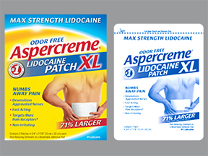 Aspercreme Lidocaine Pain Relief Extra Large Patches 3ct